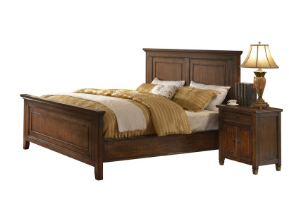 Bed + 2x Nightstands 3-piece Bedroom Set Designer Luxury Bedroom Sets