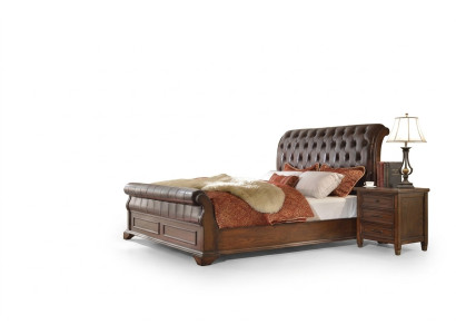 6-piece bedroom set (bed + 2x nightstand + 2x wardrobe + chest of drawers)