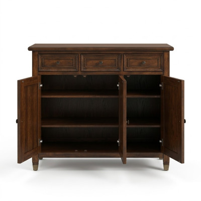 Shoe cabinet 3 compartments shoe rack shelf brown shoe tilting cabinet shoe chest of drawers chest of drawers