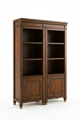 Set with 2 display cabinets, display cabinet, cabinet, display cabinets, living room, showcase shelf design shelves