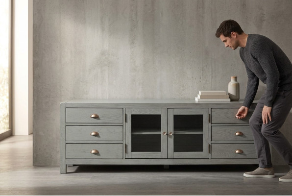Sideboard RTV cabinet wardrobe furniture lowboard wood dressers designer