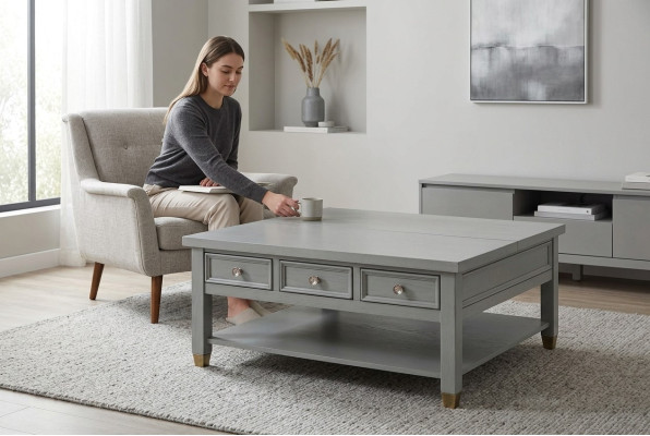 Multifunction Couch Table Side Coffee Tables Design Wood Living Room
