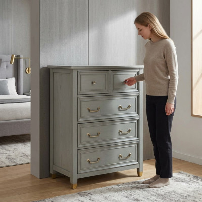Dresser Sideboard Sideboards 5 Drawers Cabinet Dressers Shelf