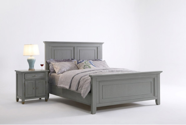 Bedroom Nightstands 3 Piece Set Design Luxury Bed Wood Double Bed New Furniture