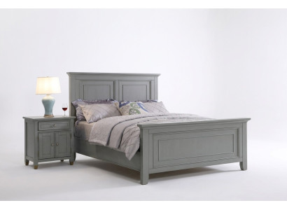 Bedroom Nightstands 3 Piece Set Design Luxury Bed Wood Double Bed New Furniture
