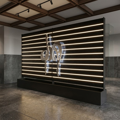 Wall panel water wall LED design walls partition waterfall