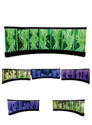 Wall panel water bubbles LED walls designer water wall illuminated