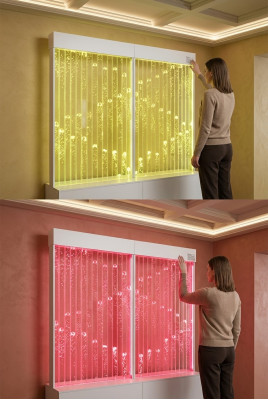 Modern decorative partition water walls LED water wall illuminated wall