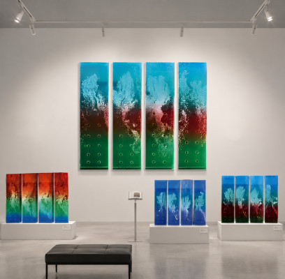 Modern partition water wall walls waterfall water wall LED