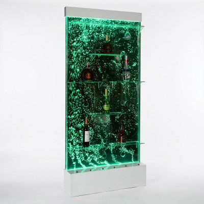 Led bar shelf cabinet water wall column walls waterwall partition