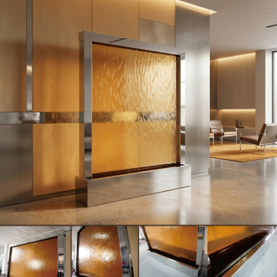 Water wall panel LED water wall water bubble wall water wall