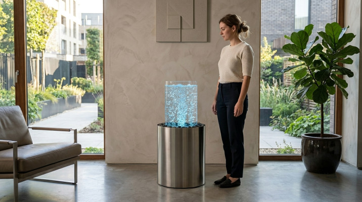 Floor lamp LED floor lamp decorative lamps table water column pillar