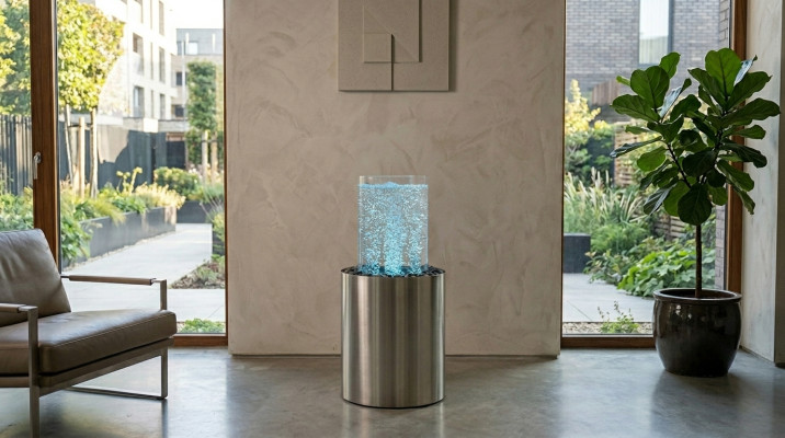 Floor lamp LED floor lamp decorative lamps table water column pillar