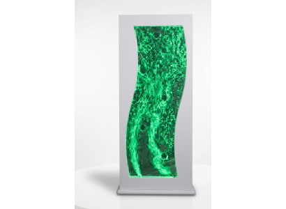 Water column, water wall, waterfall, LED partition, luxury design, furnishings, metal