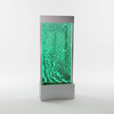 Partition wall designer stainless steel water columns column walls LED wall