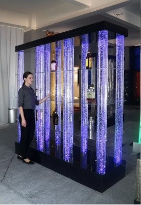 Sales shelf shelves water walls wall bar bottles water walls