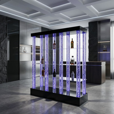 Sales shelf shelves water walls wall bar bottles water walls