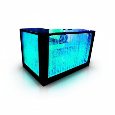 Bartisch Water Wall Bar Counter Illuminated Bar Table Bar Counter LED Shelf Furniture New