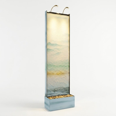 Partition Water Wall Column Walls Waterwall LED 60x210cm Water Walls