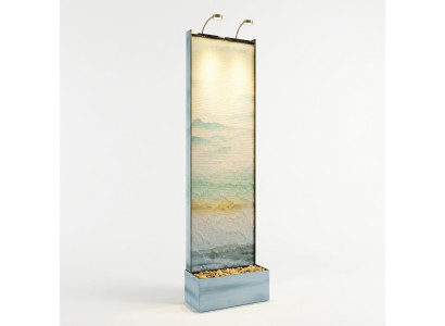 Partition Water Wall Column Walls Waterwall LED 60x210cm Water Walls