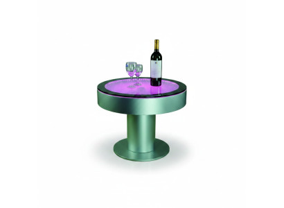 Design table coffee table water columns column tables sofa LED illuminated
