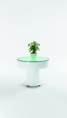 Round Table Bar Round Tables LED Water Feature Lit Decor LED Furniture