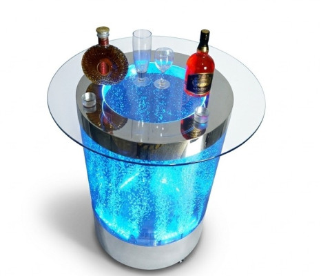 Table LED Bar Water Wall Bar Counter Shelf Furniture Illuminated Coffee Table