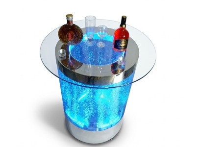 Table LED Bar Water Wall Bar Counter Shelf Furniture Illuminated Coffee Table