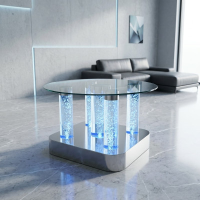 Water Column Design Table Coffee Table Column Water Sofa Tables LED