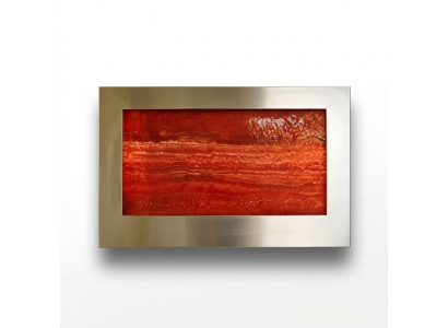 LED Water Wall Designer Water Column Waterfall Picture Frame 90x60