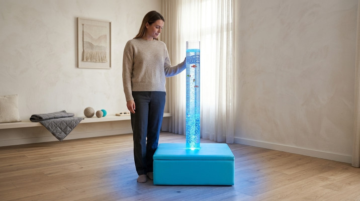 Water walls column water wall play corner children's room lighting