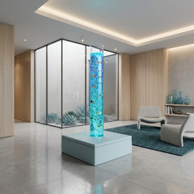 Water walls column water wall play corner children's room lighting