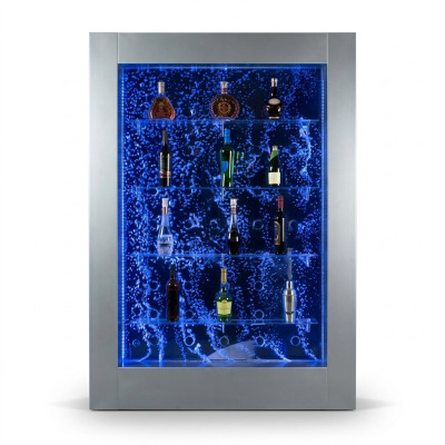 Modern partition shelf water wall column water columns LED shelves