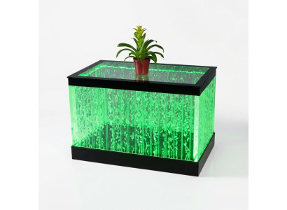 Table coffee table design water columns column water sofa tables LED