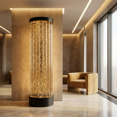 Water column XXL 110x200cm big water wall column partition wall