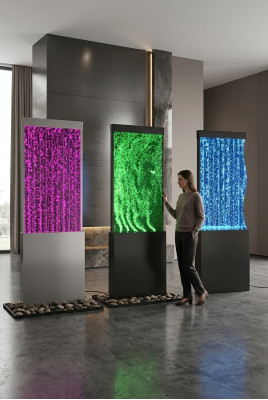 Designer Partition Luxury Walls Water Columns Waterwall Partitions 60x180cm XXL