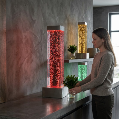 Water Column 20x80cm Water Wall Column Partition Wall LED