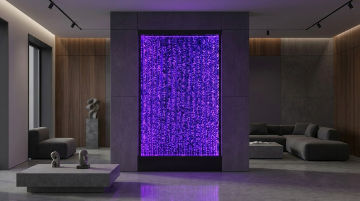 Partition shelf cabinet water wall column walls LED 200x220