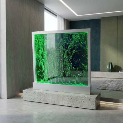 Modern partition water walls decorative water wall column LED partitions