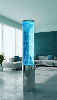 Luxury Column Water Columns Water Wall Columns 220cm Stainless Steel
