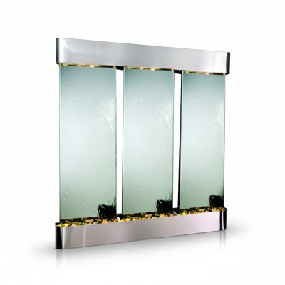 LED water wall design water columns waterfall picture frame 56*117