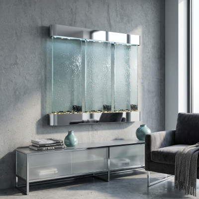 LED water wall bar shelf column water columns counter shelves design