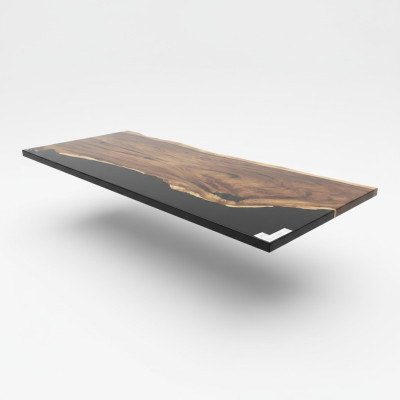 Epoxy resin dining table genuine solid wood furniture waterfall epoxy table