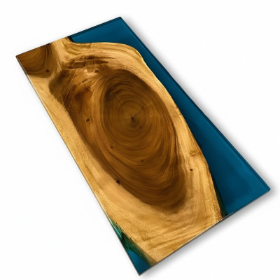 Coffee table river table, epoxy resin, solid tables 121x61, river table real