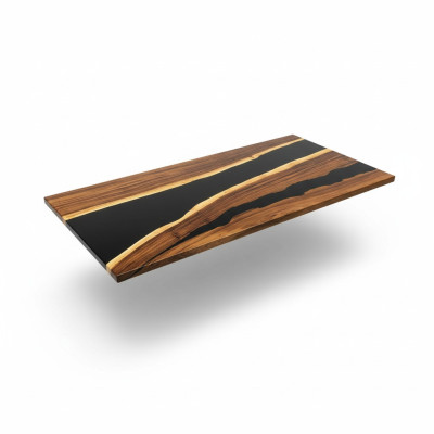 Table Dining Table Tables Epoxy Resin Epoxy Real Wood Massive Design