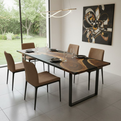 Dining Table Conference Meeting River Table Genuine Solid Wood