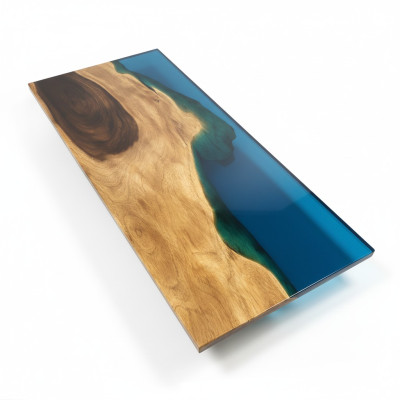 Dining table Sea Water River Real Wood River Table 181x81cm Tables