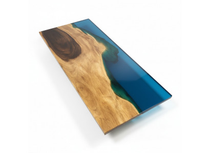 Dining table Sea Water River Real Wood River Table 181x81cm Tables