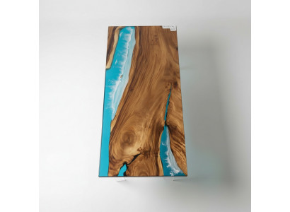 Dining Table River Table Real Wood Solid Epoxy Resin Decorative Tables