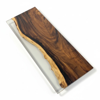 Epoxy resin dining table genuine wood solid furniture waterfall epoxy decorative table